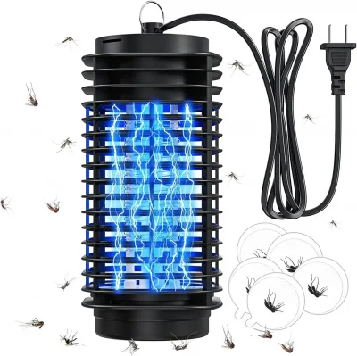 Λάμπα κουνουπιών Esperanza EHQ002, Υπεριώδης λάμπα, 2W, 600V, καλώδιο 90 cm, Μαύρο