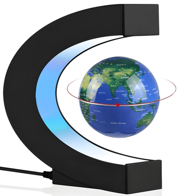 Αιωρούμενες Υδρόγεια Σφαίρα με Φως - Magnetic Levitation Floating Globe Led