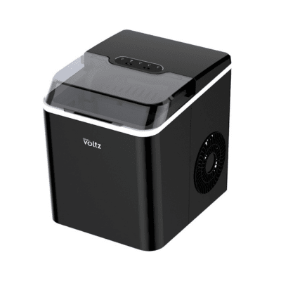 Παγομηχανή Oliver Voltz OV51447A, 100W, 24h/10kg, Παγάκια σε σχήμα σφαίρας-στρογγυλά, Μαύρο