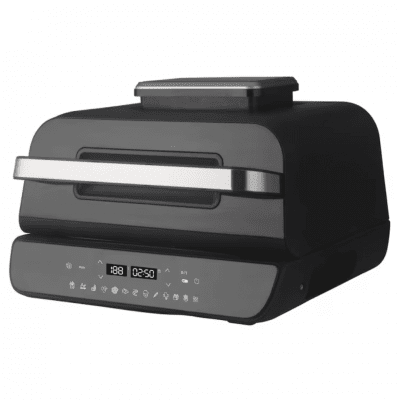 Φριτέζα αέρος και γκριλ 12in1 Oliver Voltz OV51015K, 1800W, 4 αξεσουάρ, έξυπνος αισθητήρας, χρονοδιακόπτης, LED, μαύρο