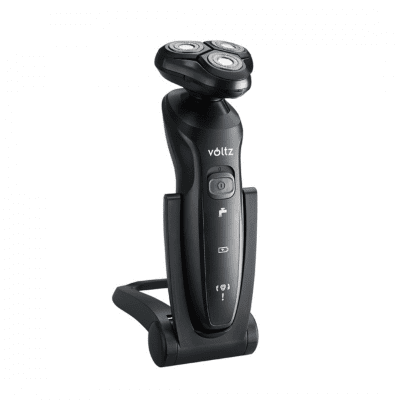 Ξυριστική μηχανή Voltz V51814A, IPX4, 8500 rpm, 3 κεφαλές, φόρτιση USB, Μαύρο