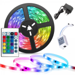 Αδιάβροχη Ταινία LED RGB - 5 μέτρα με τηλεχειριστήριο