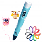 3D Στυλό για Ζωγραφική και Μοντελοποίηση - 3D Pen με Led Οθόνη για Παιδιά 3+ Ετών
