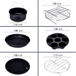 Αξεσουάρ για φριτέζα αέρος Air Fryer 8 τεμαχίων