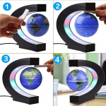 Αιωρούμενες Υδρόγεια Σφαίρα με Φως - Magnetic Levitation Floating Globe Led