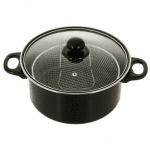 Κατσαρόλα με καλάθι τηγανίσματος Rosberg R51213A, 24 cm, 4 λίτρα, Μαύρο