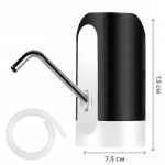 Ηλεκτρική αντλία νερού Rosberg R52013C, USB, Για δοχεία έως 11L, Μαύρο