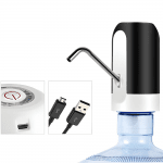 Ηλεκτρική αντλία νερού Rosberg R52013C, USB, Για δοχεία έως 11L, Μαύρο
