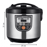 Esperanza Πολυμάγειρας 860W με Χωρητικότητα 5l