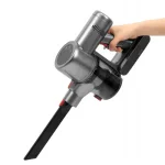 Κάθετη ηλεκτρική σκούπα Oliver Voltz OV51001L, 250W, Li-ion 2500 mAh, 25.9V, Διάρκεια μπαταρίας 35 λεπτά, 3 ταχύτητες, 3 βούρτσες, Γκρι