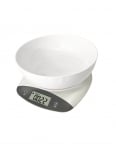 Ζυγαριά κουζίνας με μπολ Rosberg R51651Q, έως 5 κιλά, περιλαμβάνονται 2 x μπαταρίες AAA, οθόνη LED, Γκρι