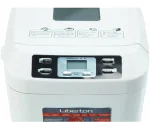 Αρτοπαρασκευαστής Liberton LBM-6302, 600W, επιλογές ψησίματος, 12 ψηφιακά προγράμματα, Λειτουργία για διατήρηση θερμοκρασίας, Χρονοδιακόπτης, Λευκό