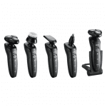 Ξυριστική μηχανή Voltz V51814A, IPX4, 8500 rpm, 3 κεφαλές, φόρτιση USB, Μαύρο